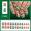 12 Sizes-24 Pcs Press On Nails C1661