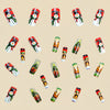 12 Sizes-24 Pcs Press On Nails Y231