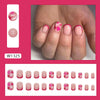12 Sizes-24 Pcs Press On Nails W1325