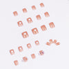 12 Sizes-24 Pcs Press On Nails JP1075