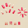 12 Sizes-24 Pcs Press On Nails Y518
