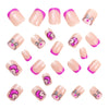 12 Sizes-24 Pcs Press On Nails Y913