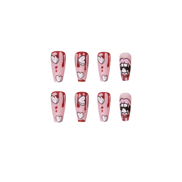 12 Sizes-24 Pcs Press On Nails JP1383