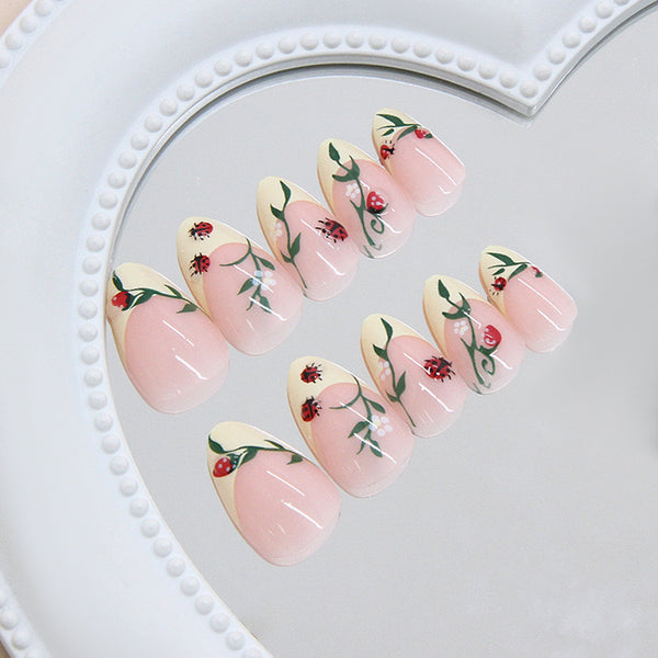 12 Sizes-24 Pcs Press On Nails W2016