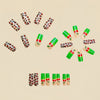 12 Sizes-24 Pcs Press On Nails Y980