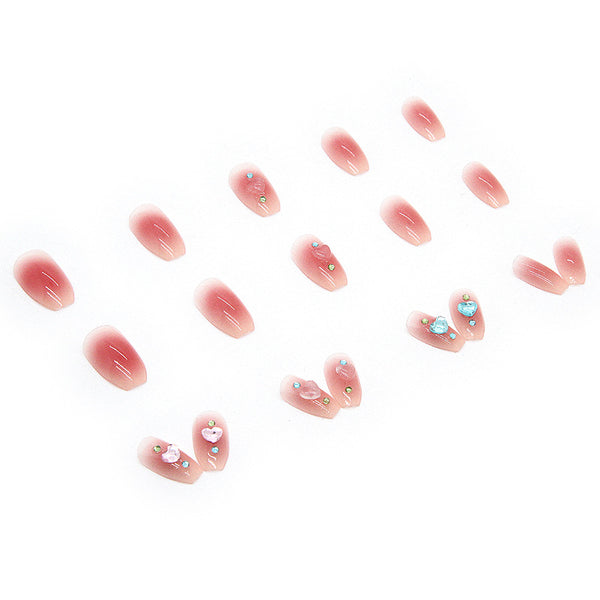 12 Sizes-24 Pcs Press On Nails Z327