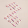 12 Sizes-24 Pcs Press On Nails Z669