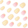12 Sizes-24 Pcs Press On Nails JP4376