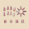 12 Sizes-24 Pcs Press On Nails Y2014