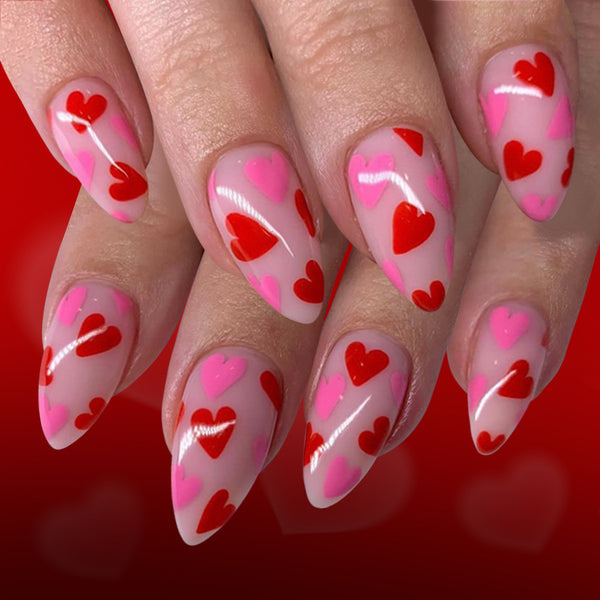 12 Sizes-24 Pcs Press On Nails C1512