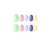 12 Sizes-24 Pcs Press On Nails JP2495