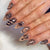 12 Sizes-24 Pcs Press On Nails JP1778