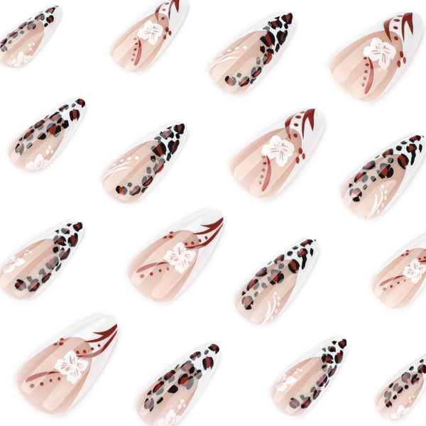 12 Sizes-24 Pcs Press On Nails JP4003
