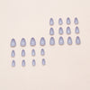12 Sizes-24 Pcs Press On Nails W1978