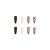 12 Sizes-24 Pcs Press On Nails W122