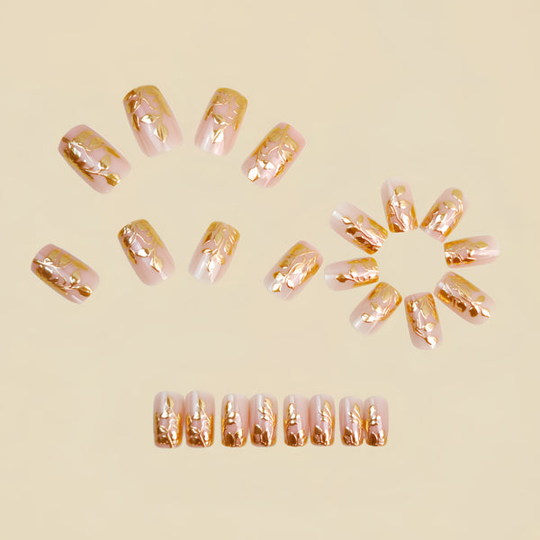 12 Sizes-24 Pcs Press On Nails Y1733