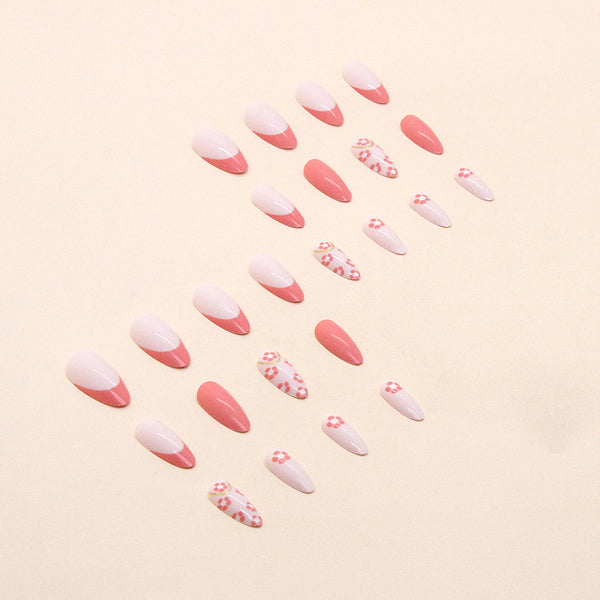 12 Sizes-24 Pcs Press On Nails W292