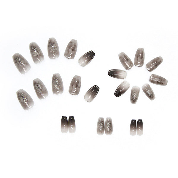 12 Sizes-24 Pcs Press On Nails R653