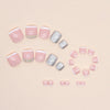 12 Sizes-24 Pcs Press On Nails F065