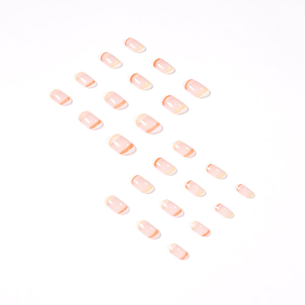 12 Sizes-24 Pcs Press On Nails JP1411