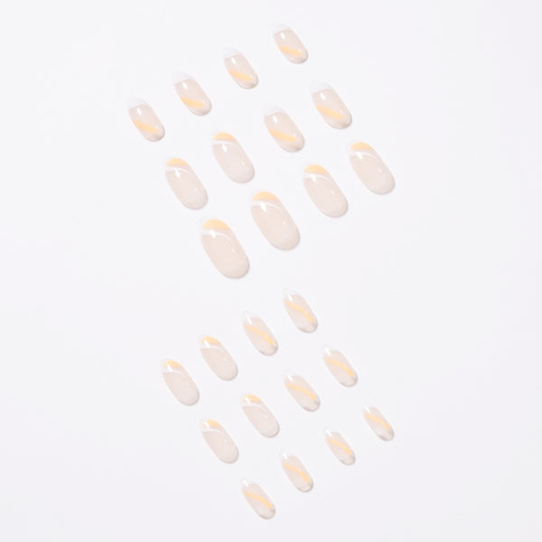 12 Sizes-24 Pcs Press On Nails JP1350