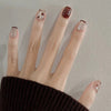 12 Sizes-24 Pcs Press On Nails T332
