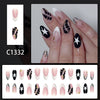 12 Sizes-24 Pcs Press On Nails C1332