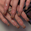 12 Sizes-24 Pcs Press On Nails BZ1417