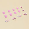 12 Sizes-24 Pcs Press On Nails Y105