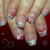 12 Sizes-24 Pcs Press On Nails C1261