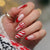 12 Sizes-24 Pcs Press On Nails WM-498