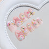 12 Sizes-24 Pcs Press On Nails Z1126