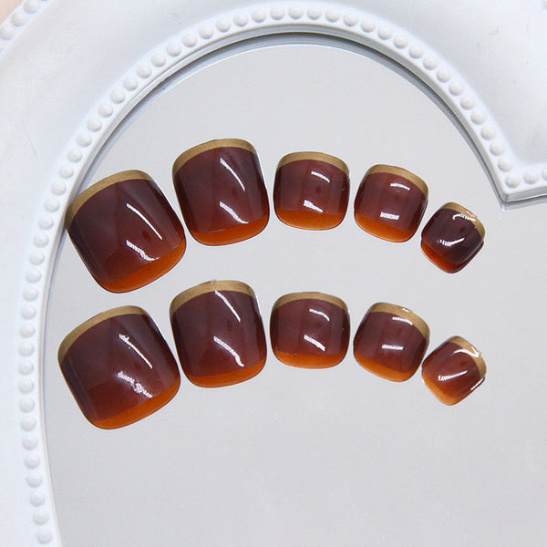 12 Sizes-24 PcsPress On Nails F200