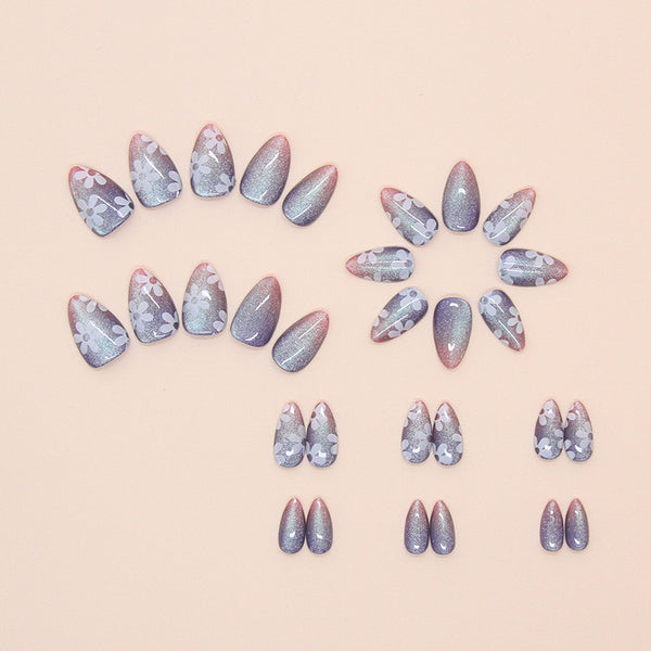 12 Sizes-24 Pcs Press On Nails W1724