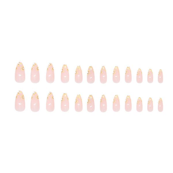 12 Sizes-24 Pcs Press On Nails W1947