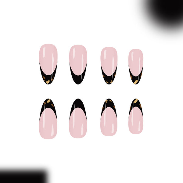 12 Sizes-24 Pcs Press On Nails C1399