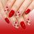 12 Sizes-24 Pcs Press On Nails C1682