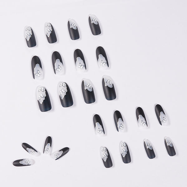 12 Sizes-24 Pcs Press On Nails JP992