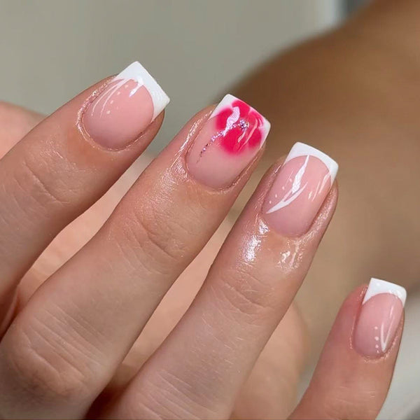 12 Sizes-24 Pcs Press On Nails C1234