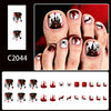 12 Sizes-24 Pcs Press On Nails C2044