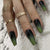 12 Sizes-24 Pcs Press On Nails R931