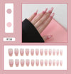 12 Sizes-24 Pcs Press On Nails R121