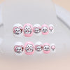 12 Sizes-24 Pcs Press On Nails K018