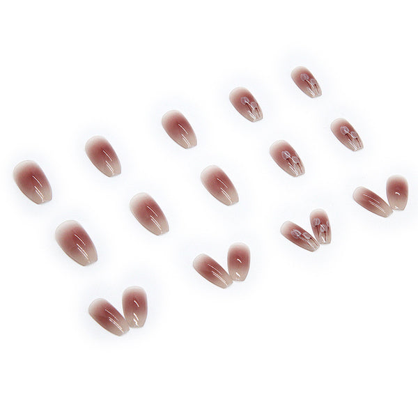 12 Sizes-24 Pcs Press On Nails R424