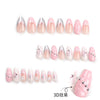 12 Sizes-24 Pcs Press On Nails JP3038