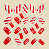 12 Sizes-24 Pcs Press On Nails Y1275