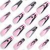 12 Sizes-24 Pcs Press On Nails JP3044