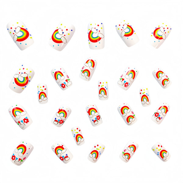 12 Sizes-24 Pcs Press On Nails Y640