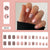 12 Sizes-24 Pcs Press On Nails W682