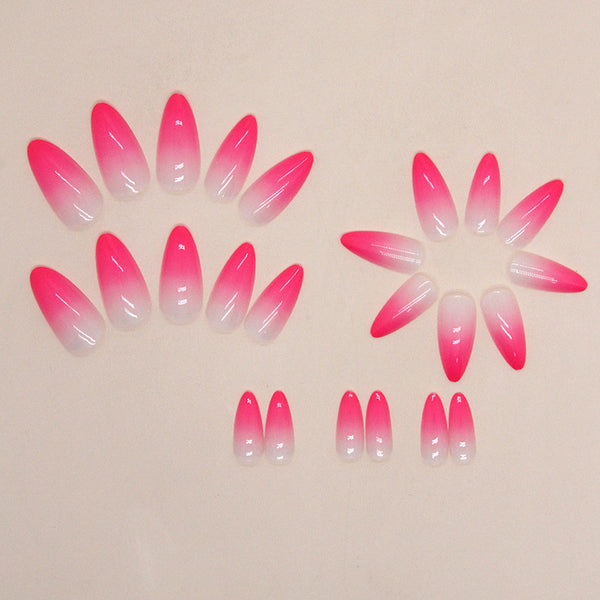 12 Sizes-24 Pcs Press On Nails W1338